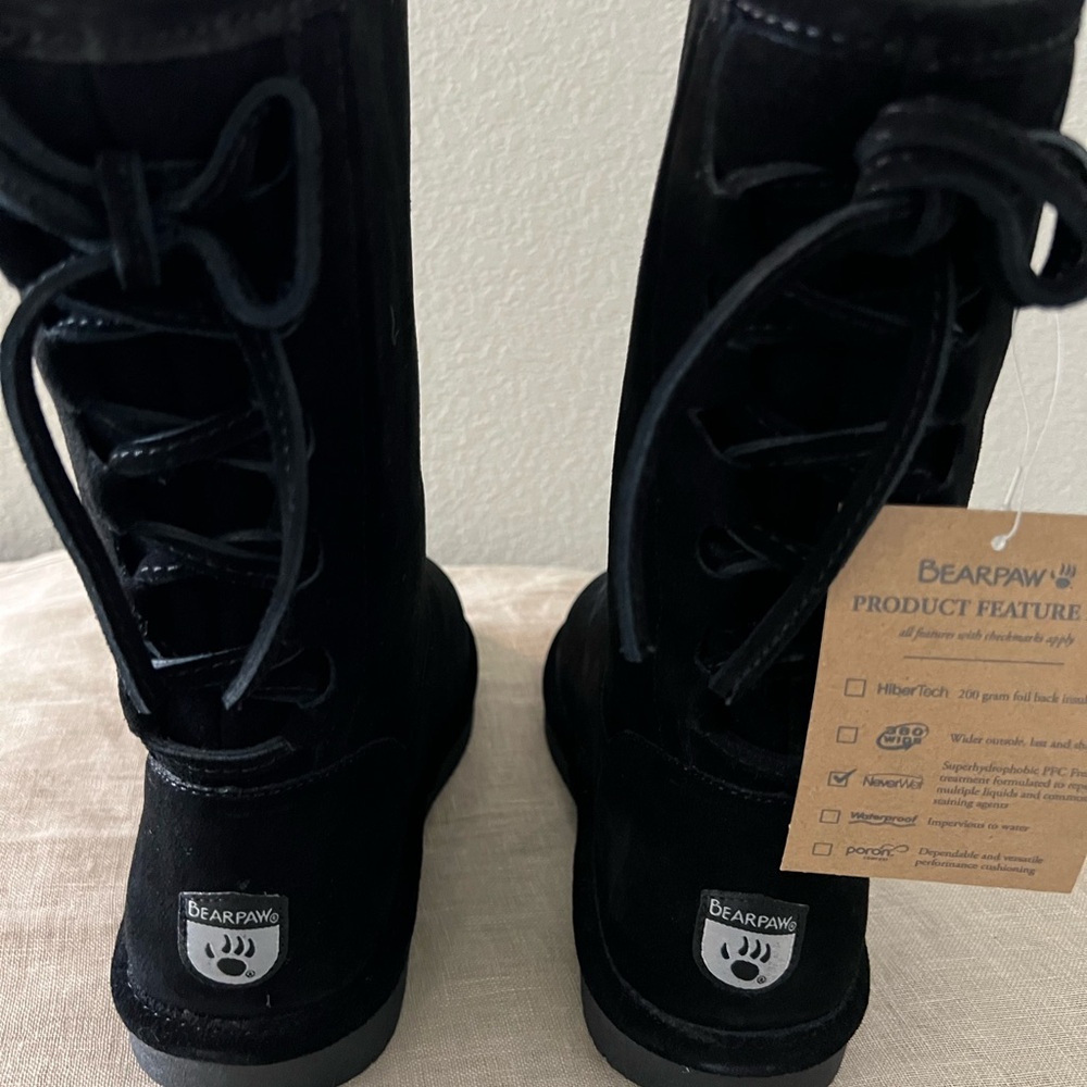 Bearpaw Black Phylly Youth Boot